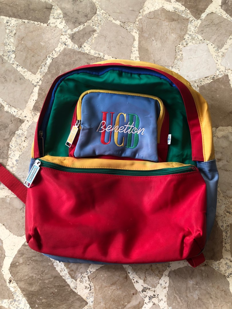 Benetton hotsell backpack 90s