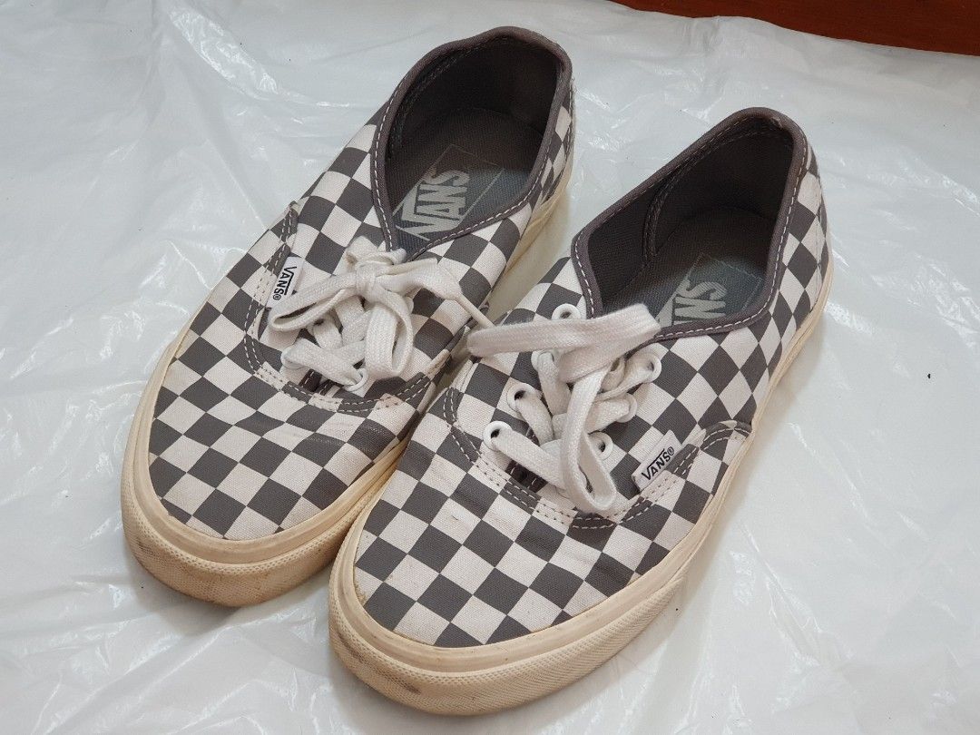 Checkered trainers on sale