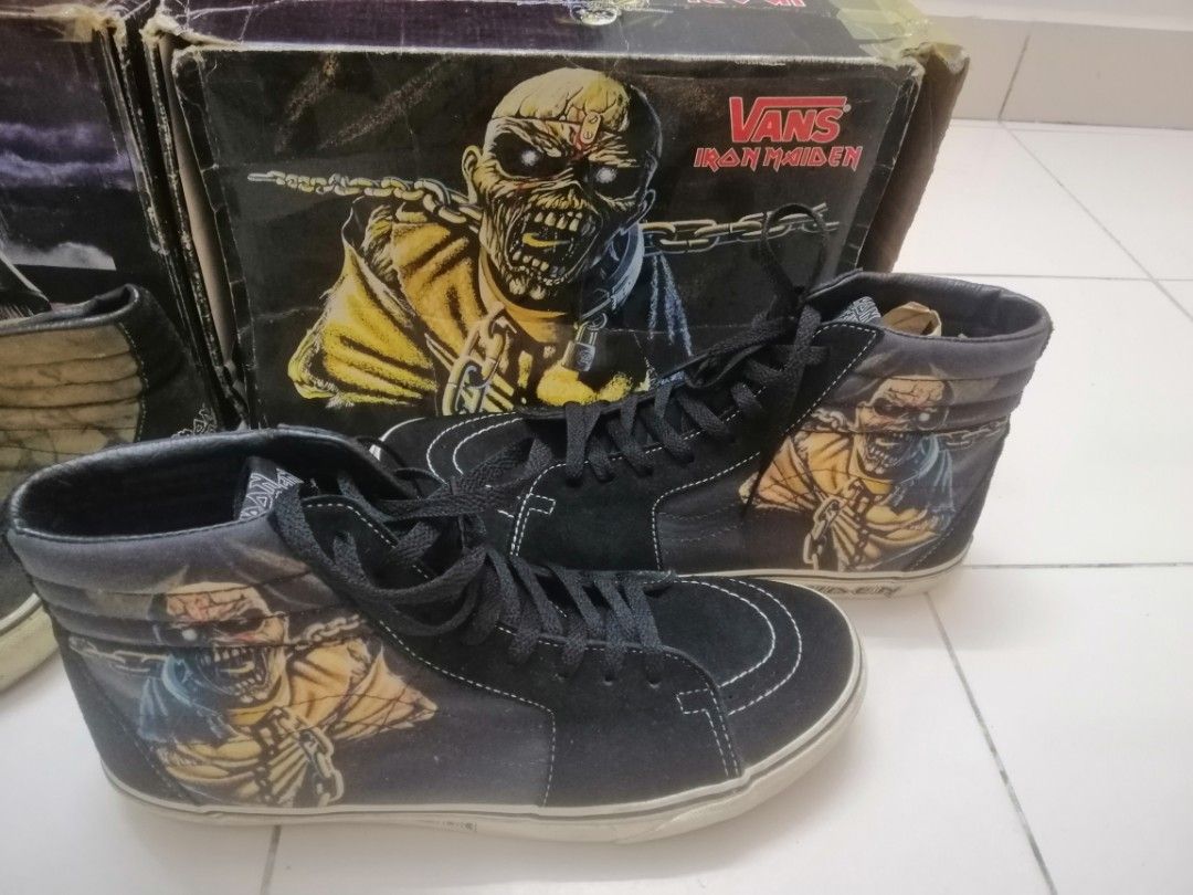 Vans iron maiden, Men's Fashion, Footwear, Dress shoes on Carousell
