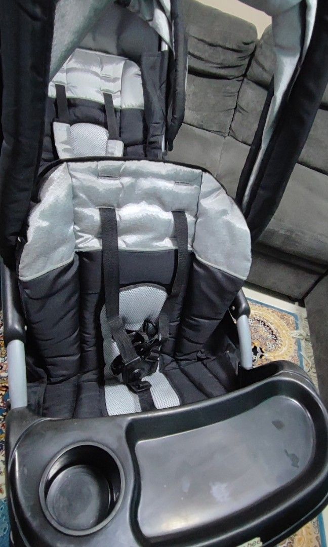 Vee bee doubletake clearance tandem stroller silverado