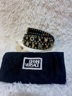 VERY RARE ORIG Gianni Versace Medusa Swarovski  Vintage Belt Collector's item