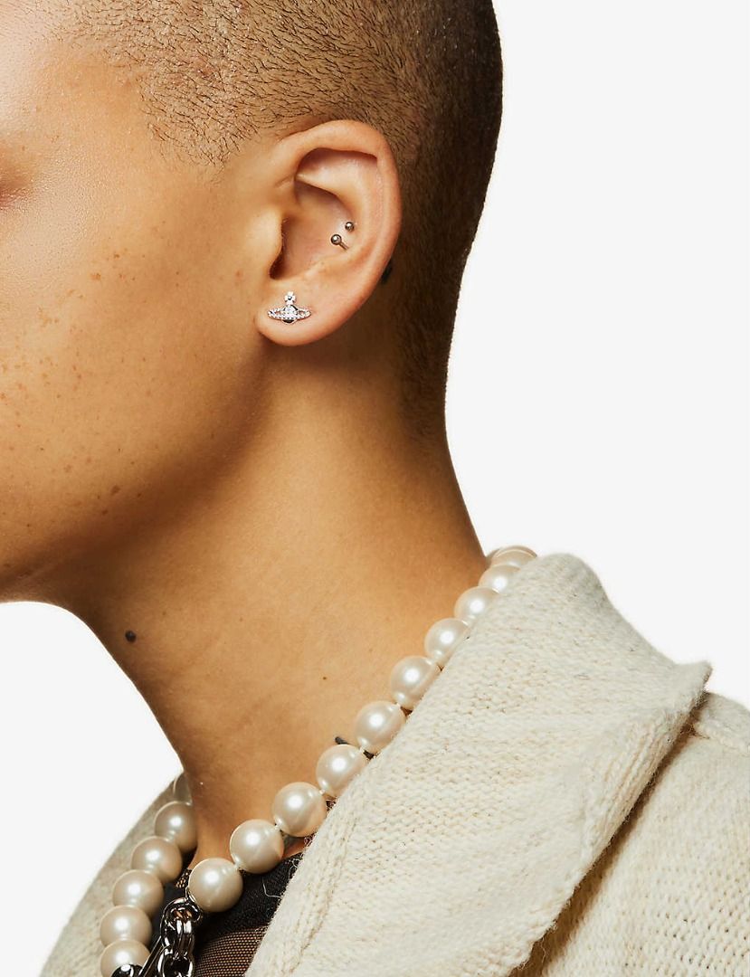 Vivienne westwood farah earrings silver discount