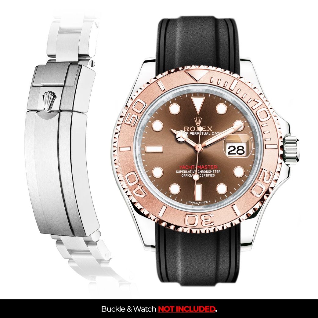 Yacht master with rubber strap top