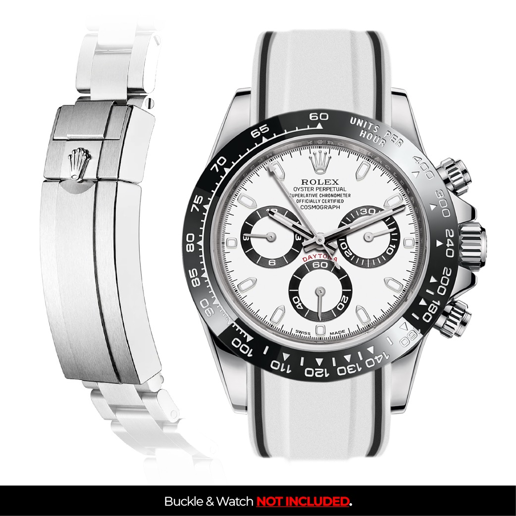 Rubber strap discount for rolex daytona
