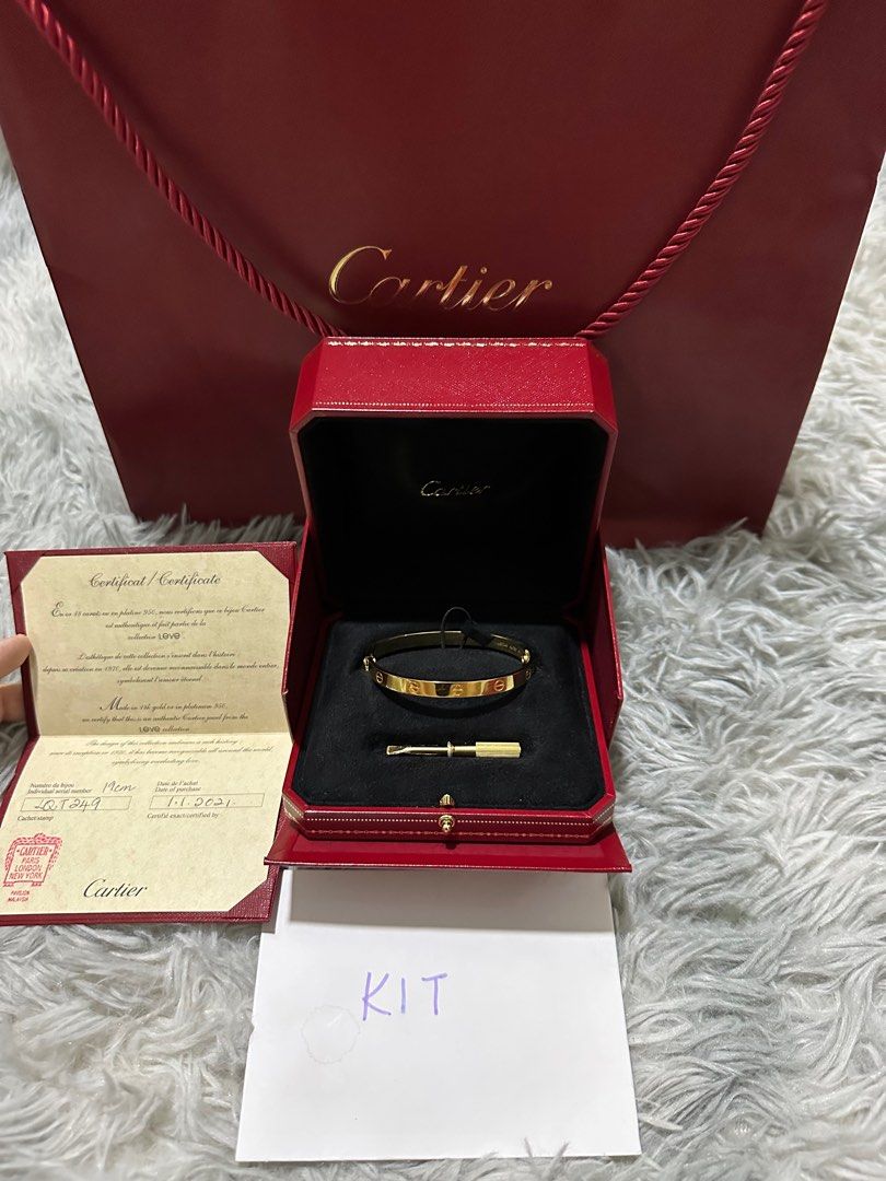19cm cartier sales love bracelet