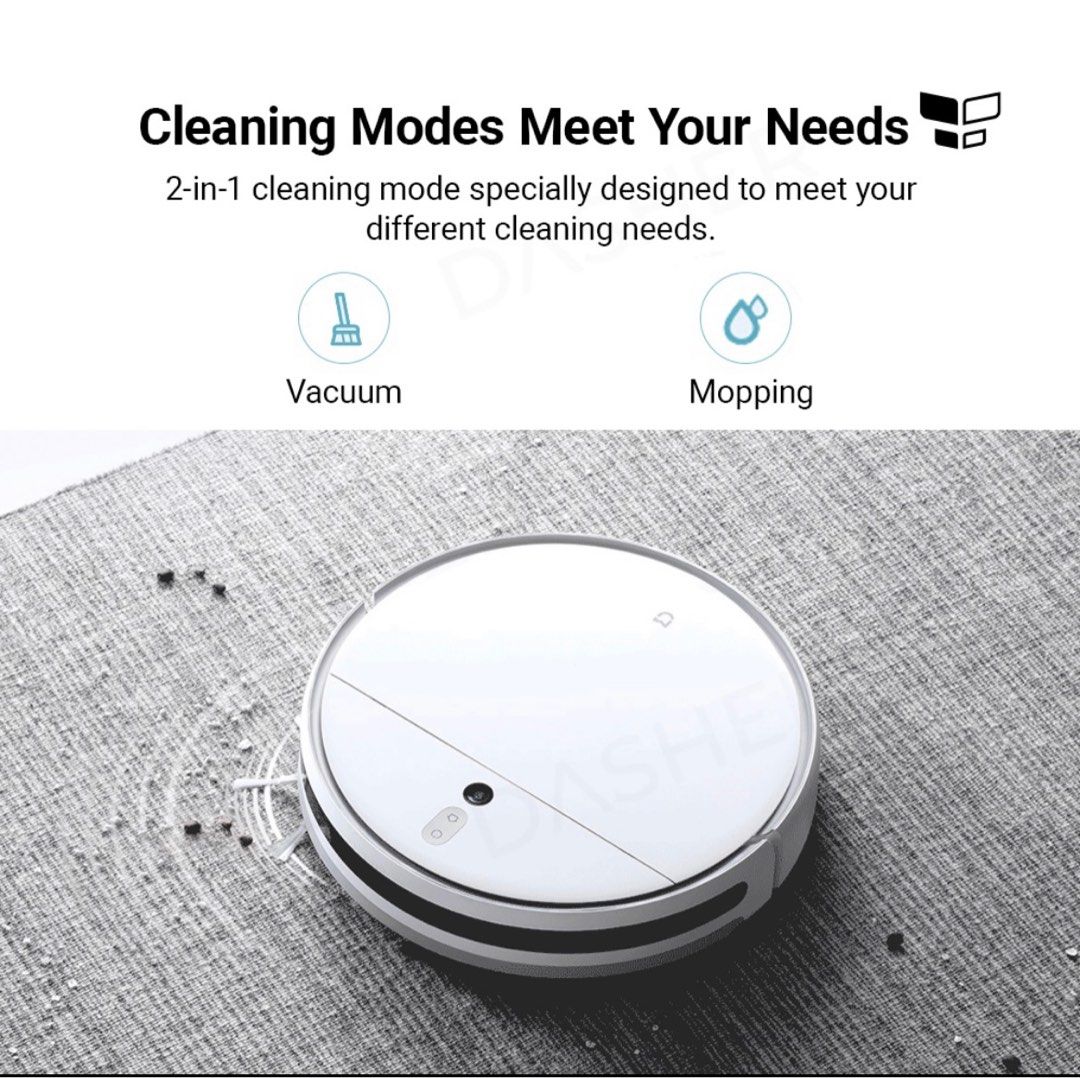 Xiaomi Mijia G1 Vacuum-Mop Essential 2in1 Vacuum & Mop Robot Vacuum ...