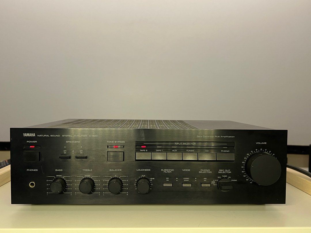YAMAHA A-520 Natural Sound 50W Hifi audio amplifier [Made in Japan] Yamaha_a520_natural_sound_hifi_1673312662_ce611cc5_progressive