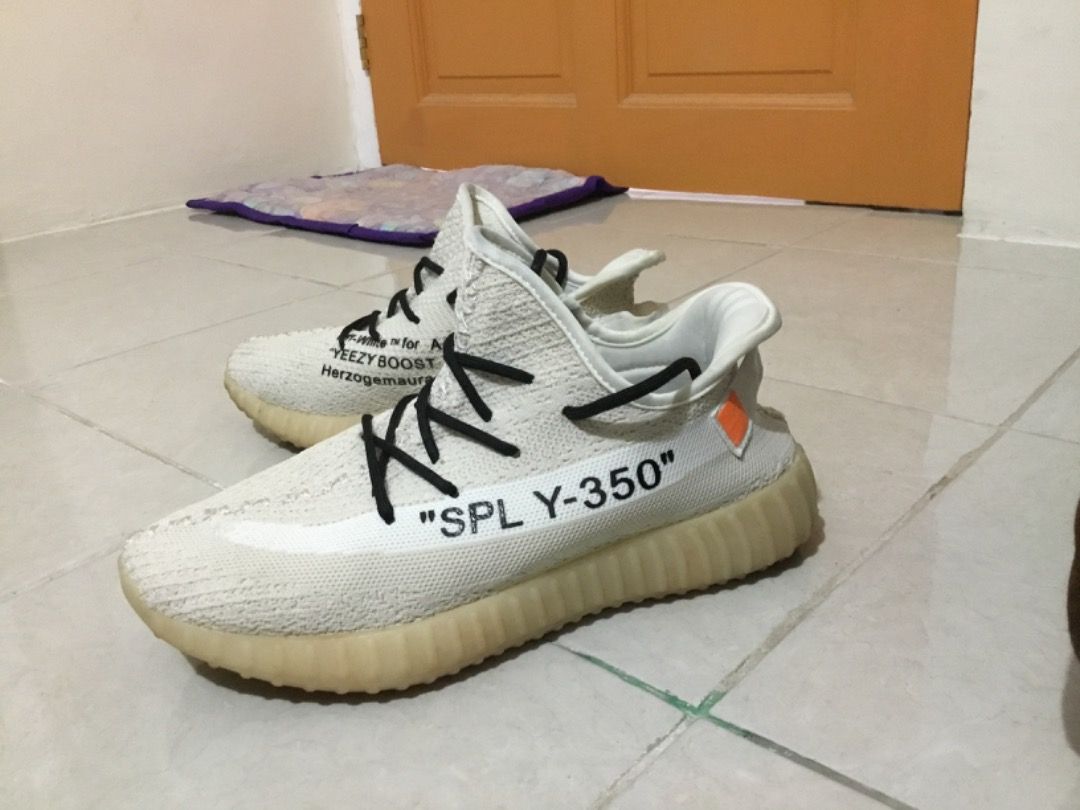 YEEZY 350 BOOST V2 OFF WHITE (Rice White), Men's Fashion, Footwear,  Sneakers on Carousell