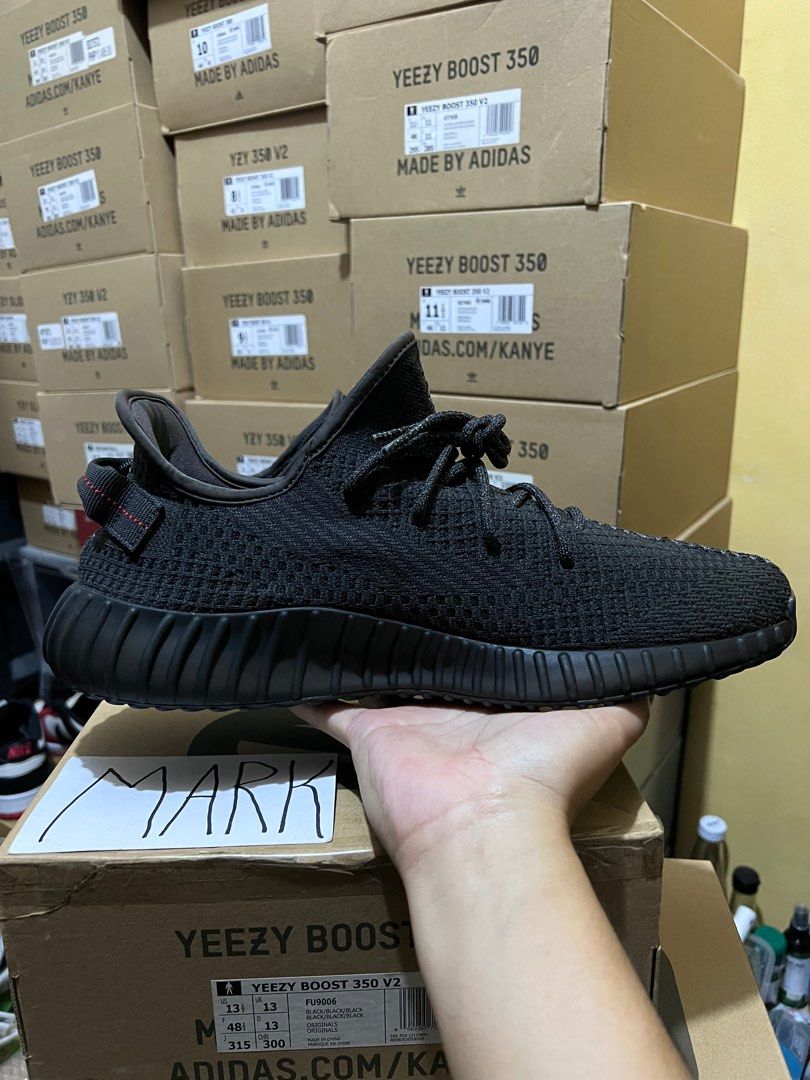 Yeezy Boost 350 v2 Black Static Size 13.5