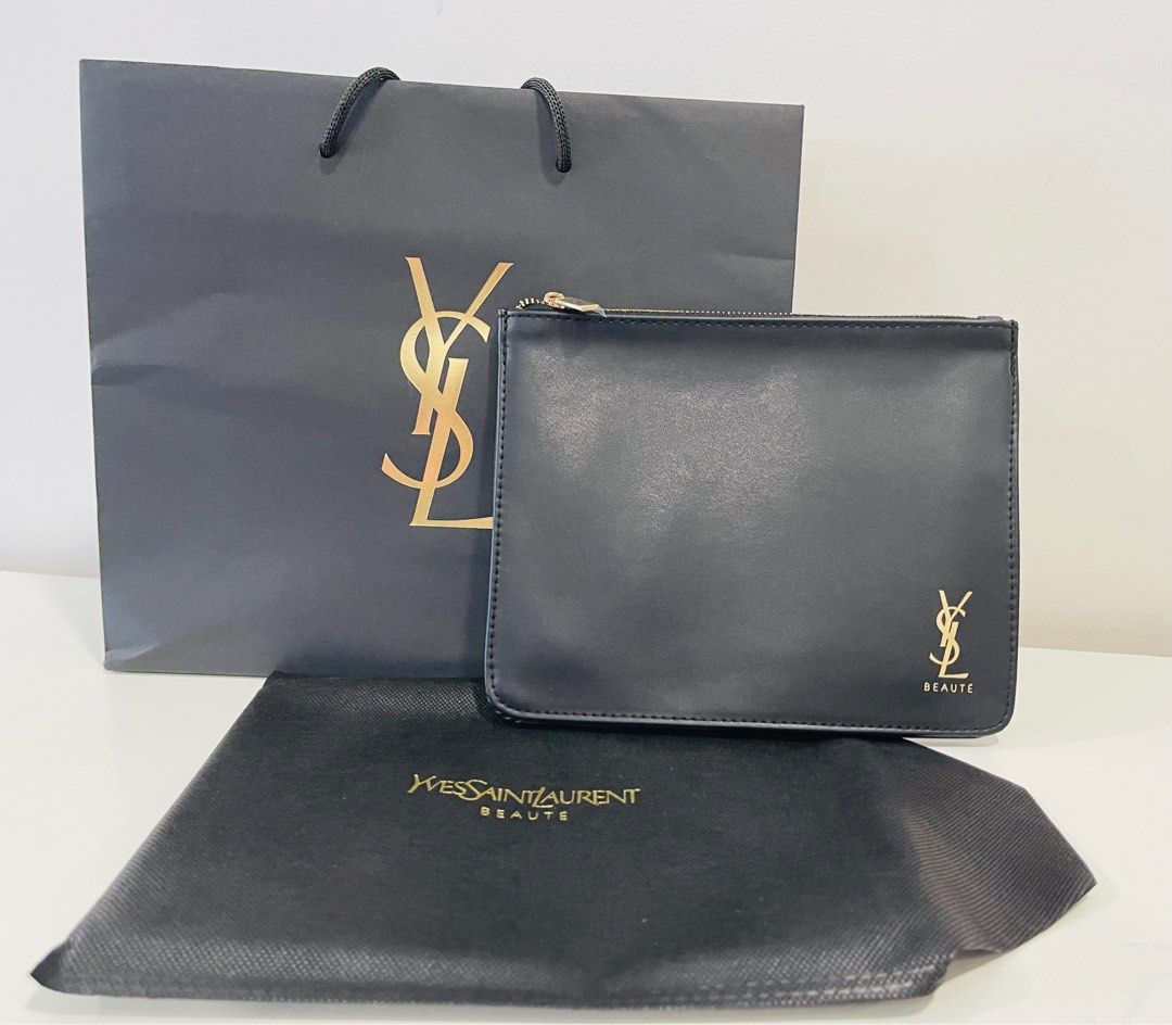 YSL Makeup Bag, Yves Saint Laurent Beaute Trousse Cosmetic Bag, How to  Use it
