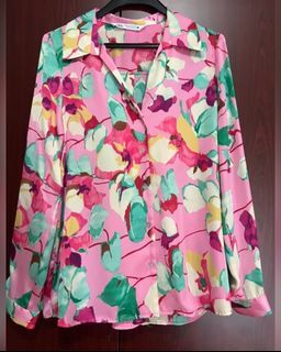 ZARA satin blouse