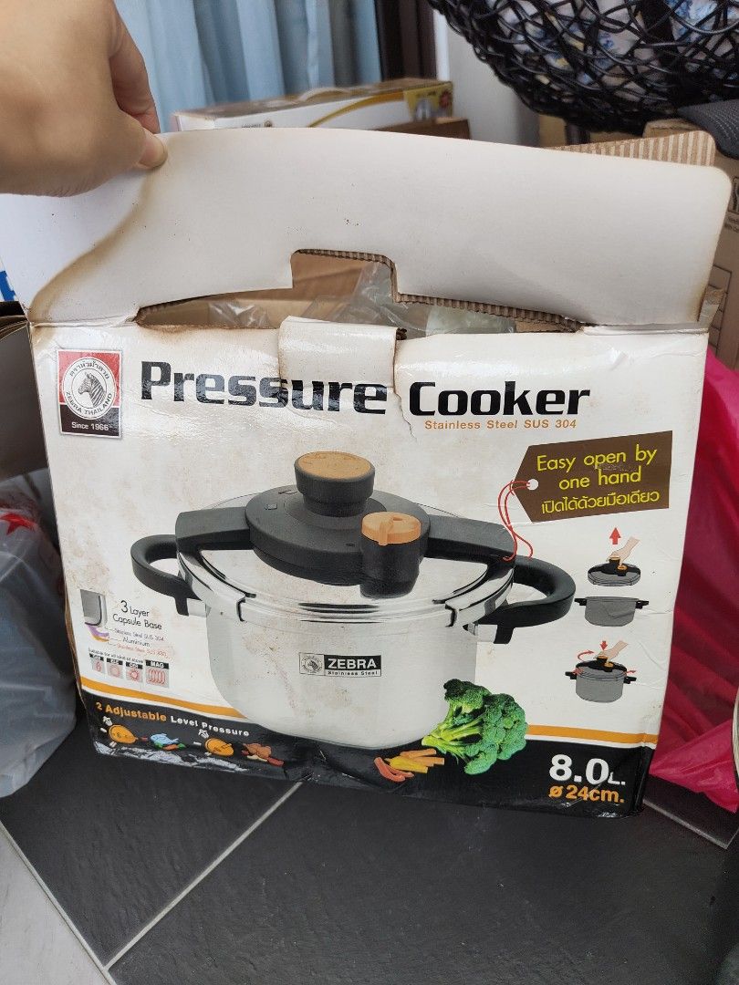 Zebra pressure cooker manual sales