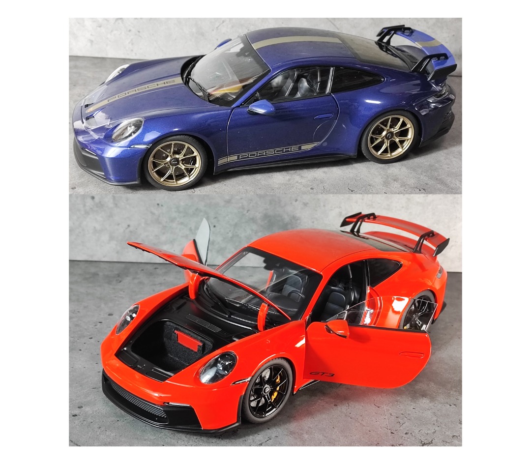 詰替え AUTOart 78164 1/18 ポルシェ 911 GT3 RS ブラック