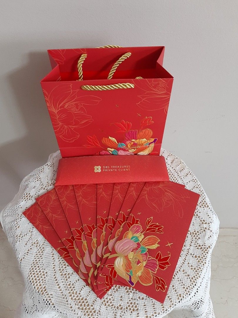 2023 DBS POSB red packets & carrier, Hobbies & Toys, Stationery & Craft ...