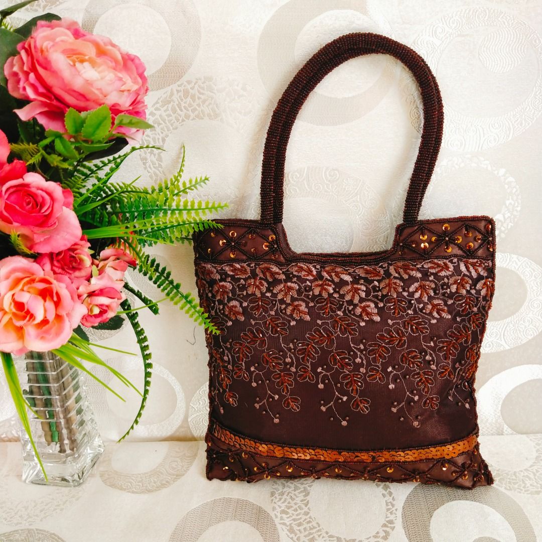 clearance sale Authentic Japan Handmade Beaded Tote Bag clearance sale 265 Women s Fashion Bags Wallets Tote Bags on Carousell