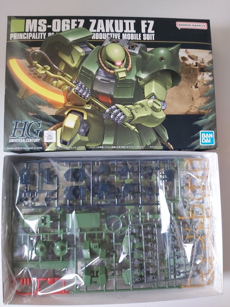 (全新現貨) 高達 HGUC 1/144 渣古改 Zaku II FZ 模型, 興趣及遊戲, 玩具 & 遊戲類 - Carousell