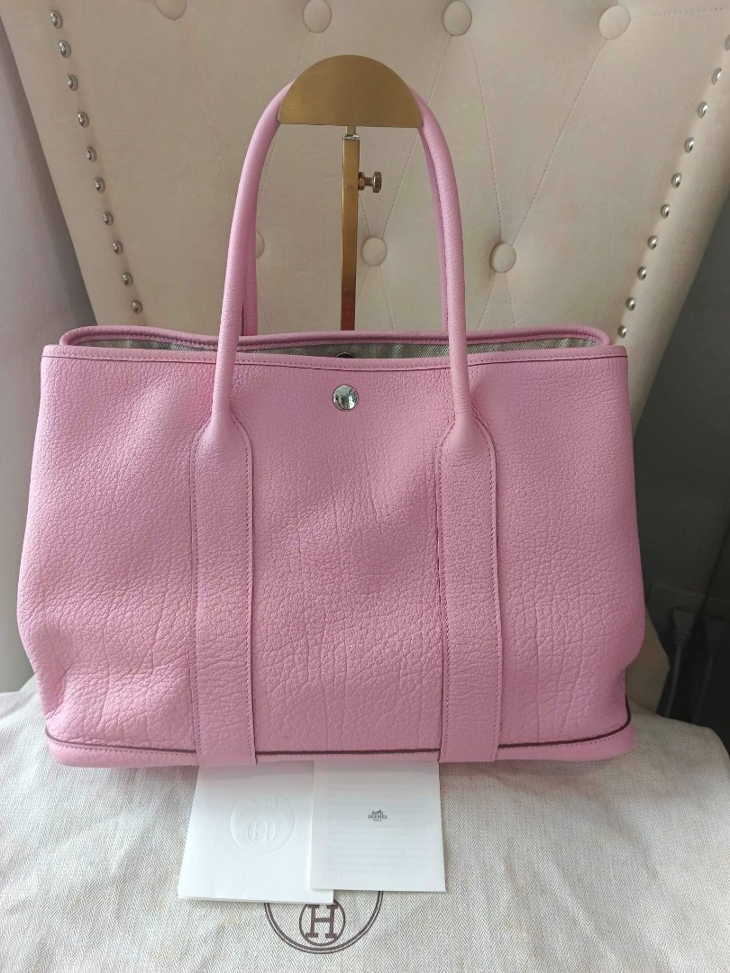 Authentic Hermes Garden Party Mini 23cm Bag, Luxury, Bags & Wallets on  Carousell