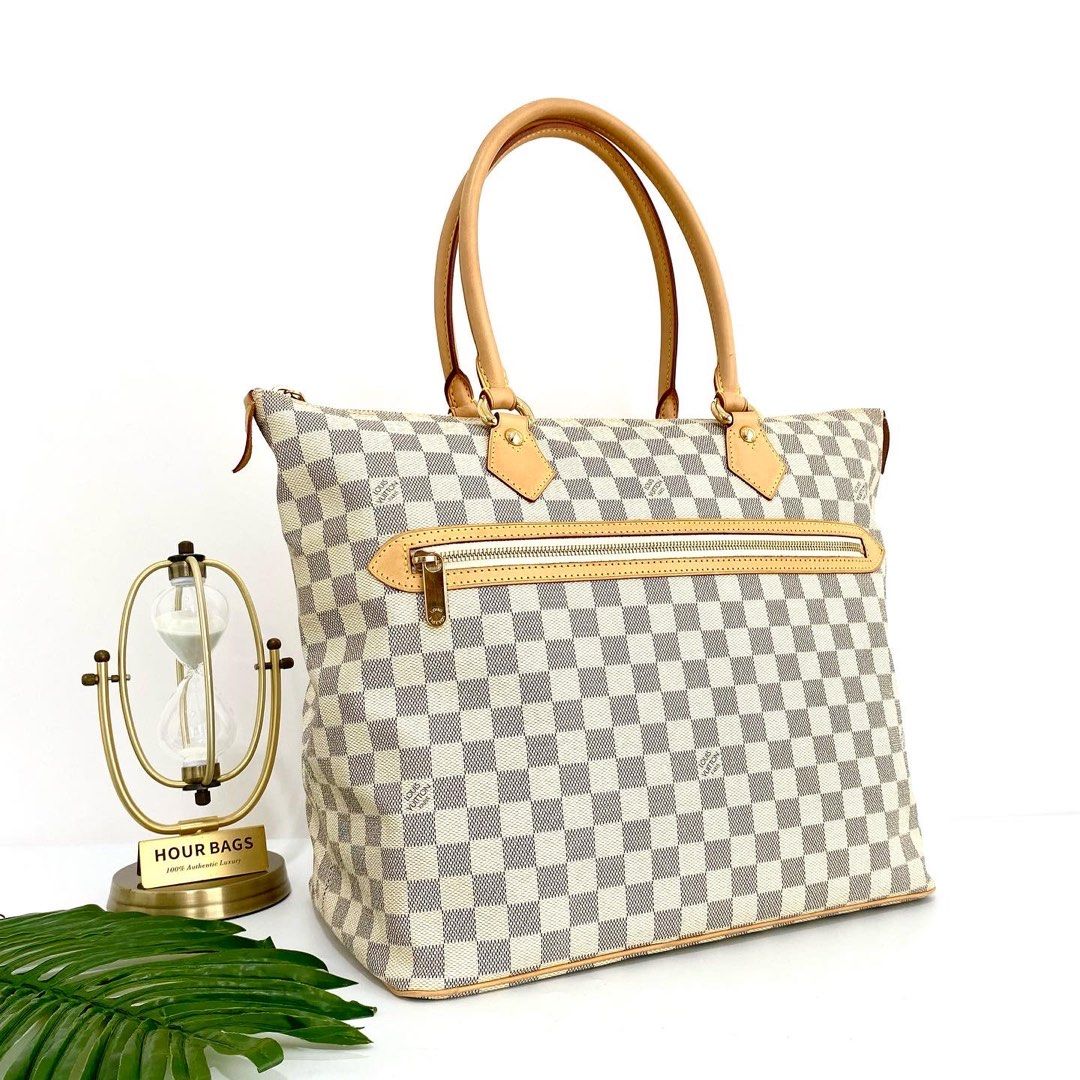 LOUIS VUITTON Damier Azur Saleya GM