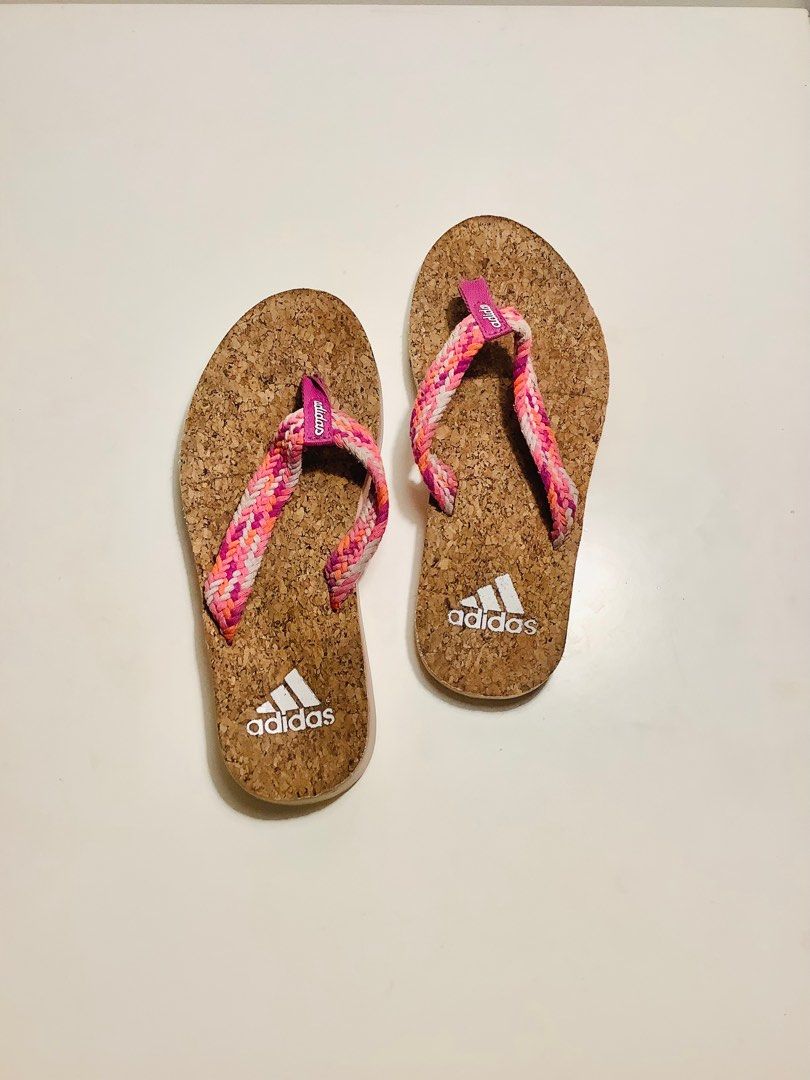 Adidas beach cork slippers hot sale