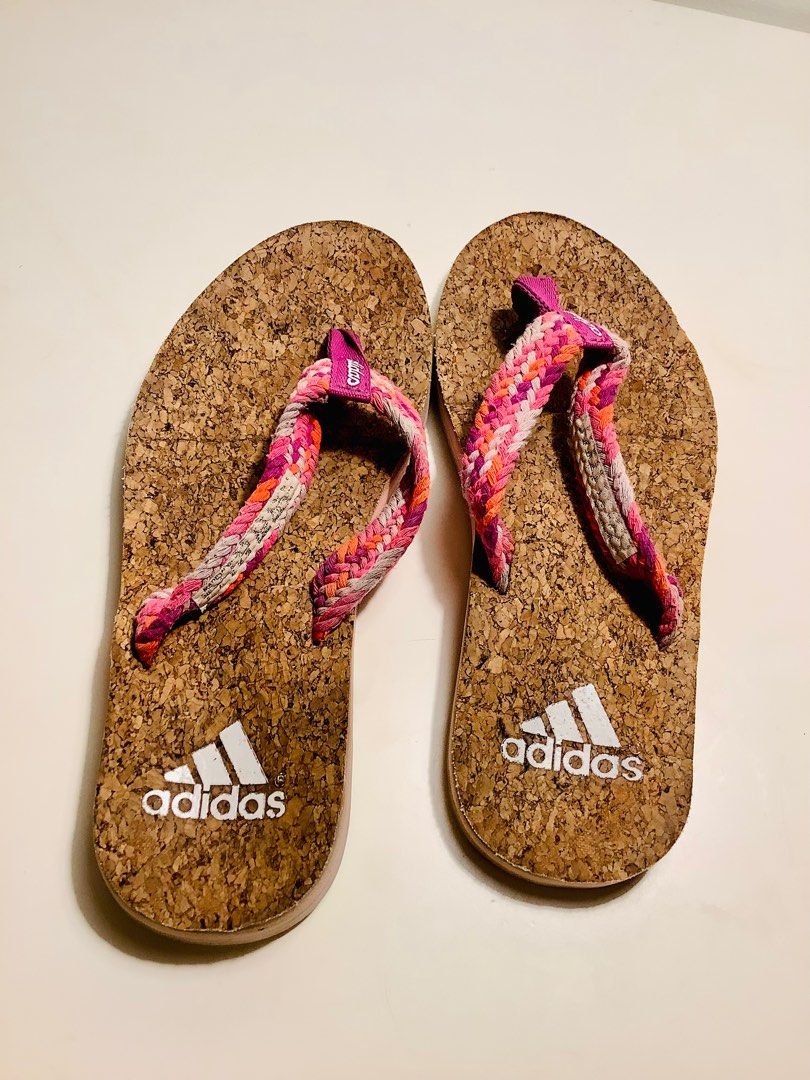 Adidas beach cork slippers best sale