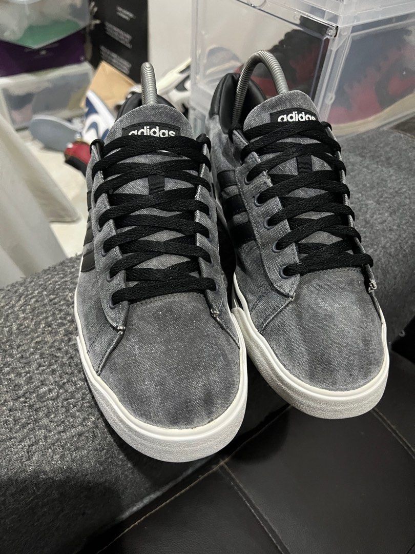 Adidas cloudfoam dark grey shop