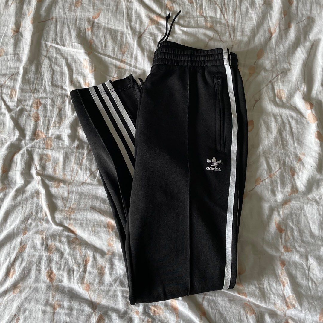 adidas originals black superstar track pants