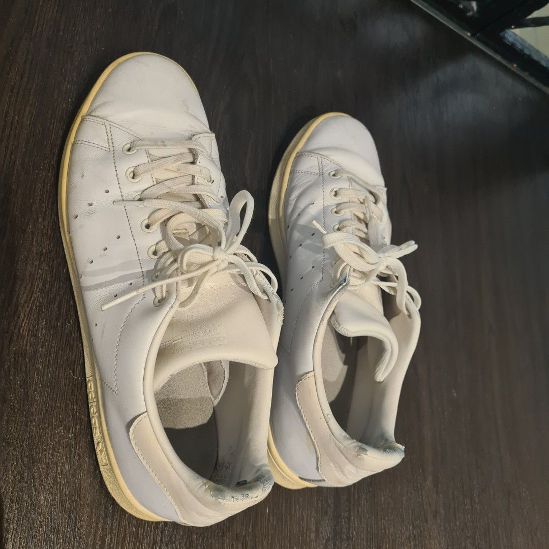Adidas Stan Smith UK12 white vintage Men s Fashion Footwear