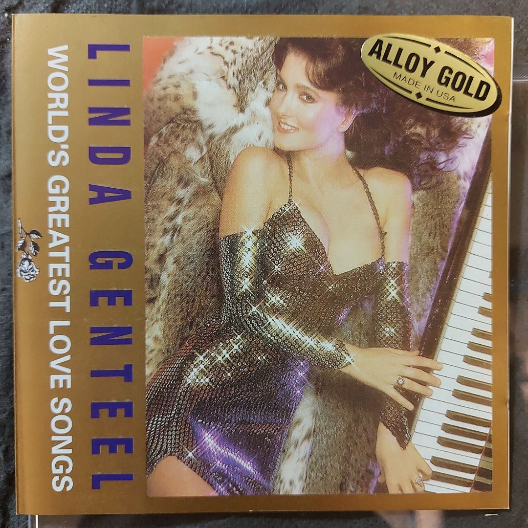 ALLoy GOLD) TopMusic．LiNDA GENTEEL - Worlds Greatest Love Songs 精選CD (97年made  in USA) tHe GodFather, Chariots of Fire, As Time Goes By, 興趣及遊戲, 音樂、樂器& 配件,  音樂與媒體-