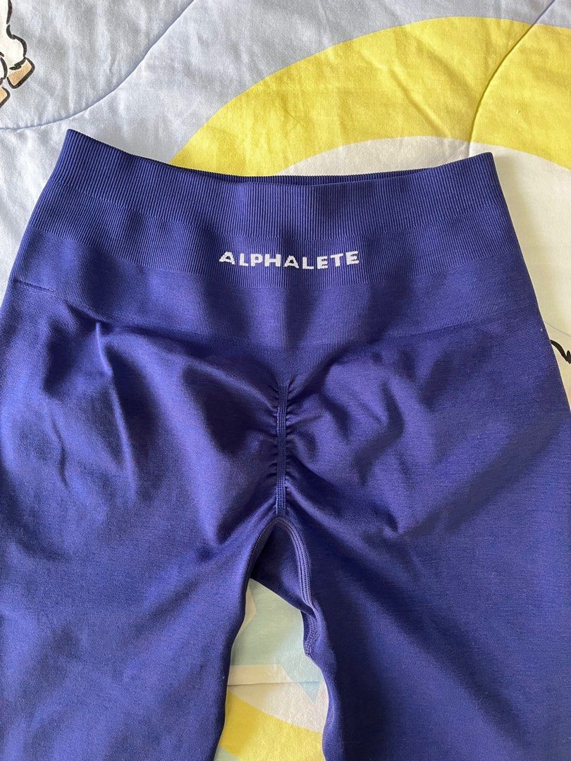 Alphalete Amplify Leggings (S) - True Indigo, Women's Fashion, Activewear  on Carousell