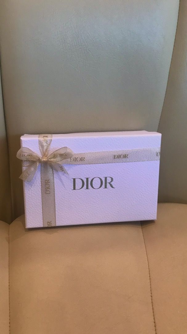 Original Dior Gift Box with Ribbon and Paper Fillers, Luxury, Bags