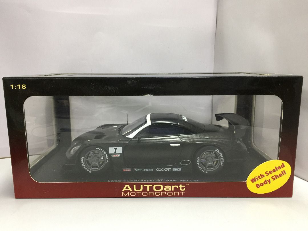 AUTOART 1/18 LEXUS SC430 SUPER GT 2006 TEST CAR #1 (80632) (C1256