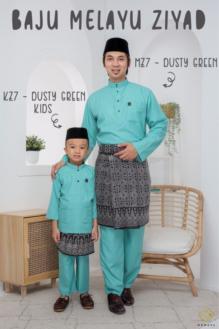 Baju Melayu Ziyad, Men's Fashion, Muslim Wear, Baju Melayu on Carousell