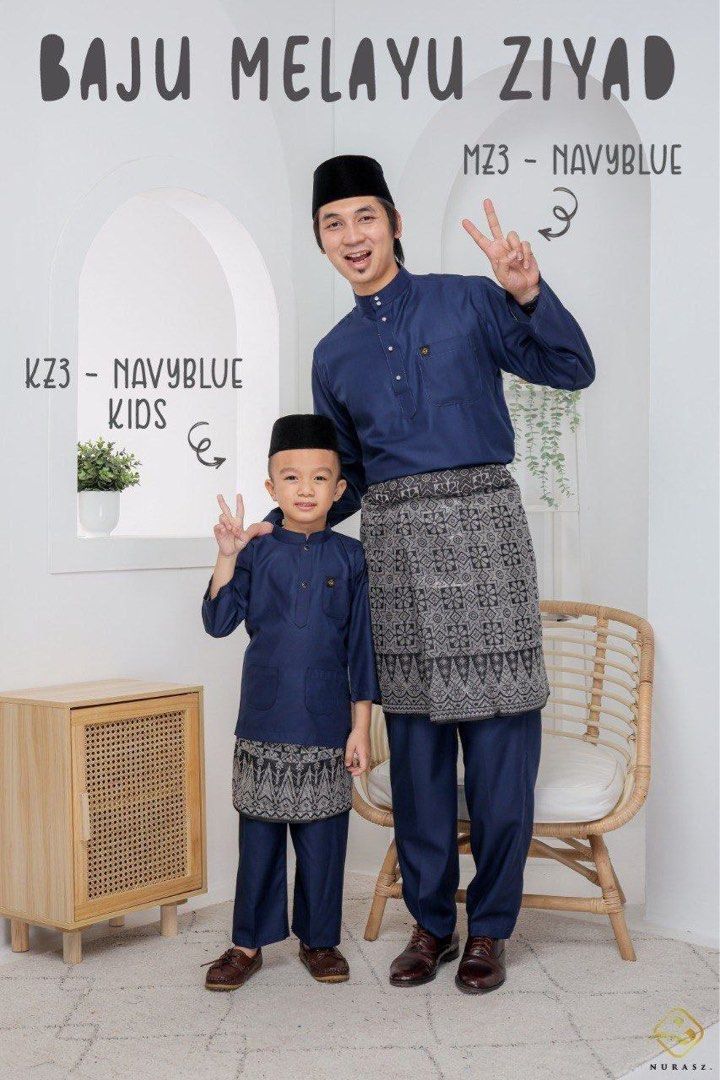 Baju Melayu Ziyad, Men's Fashion, Muslim Wear, Baju Melayu on Carousell