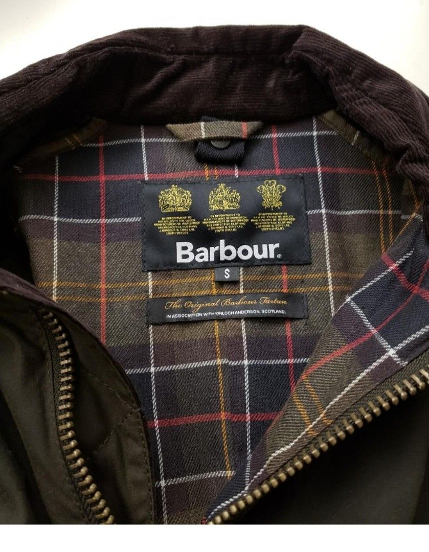 Barbour Bristol Olive Wax Jacket, 男裝, 外套及戶外衣服  Carousell