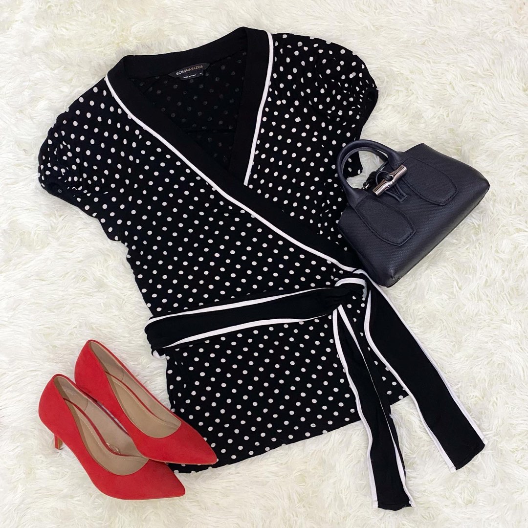 Bcbg wrap cheap top