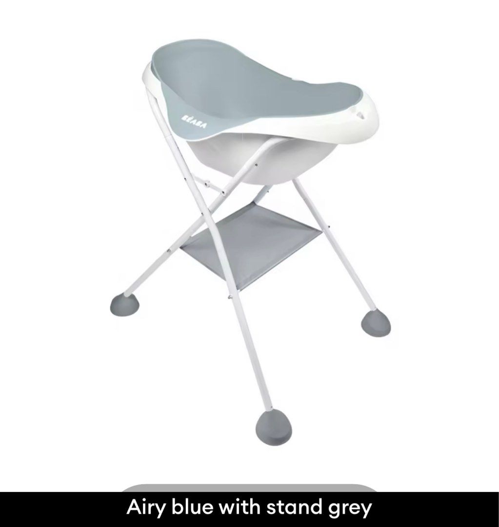 Beaba Bath Tub with Bath Stand + 1st Age Bath Recliner / Seat, Babies