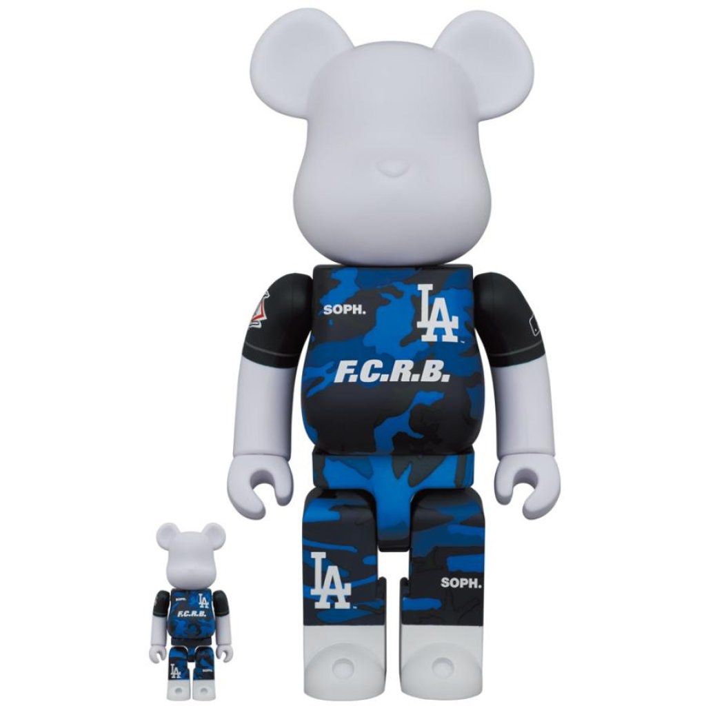 Be@rbrick FCRB x MLB 400% & 100% 現貨, 興趣及遊戲, 玩具& 遊戲類