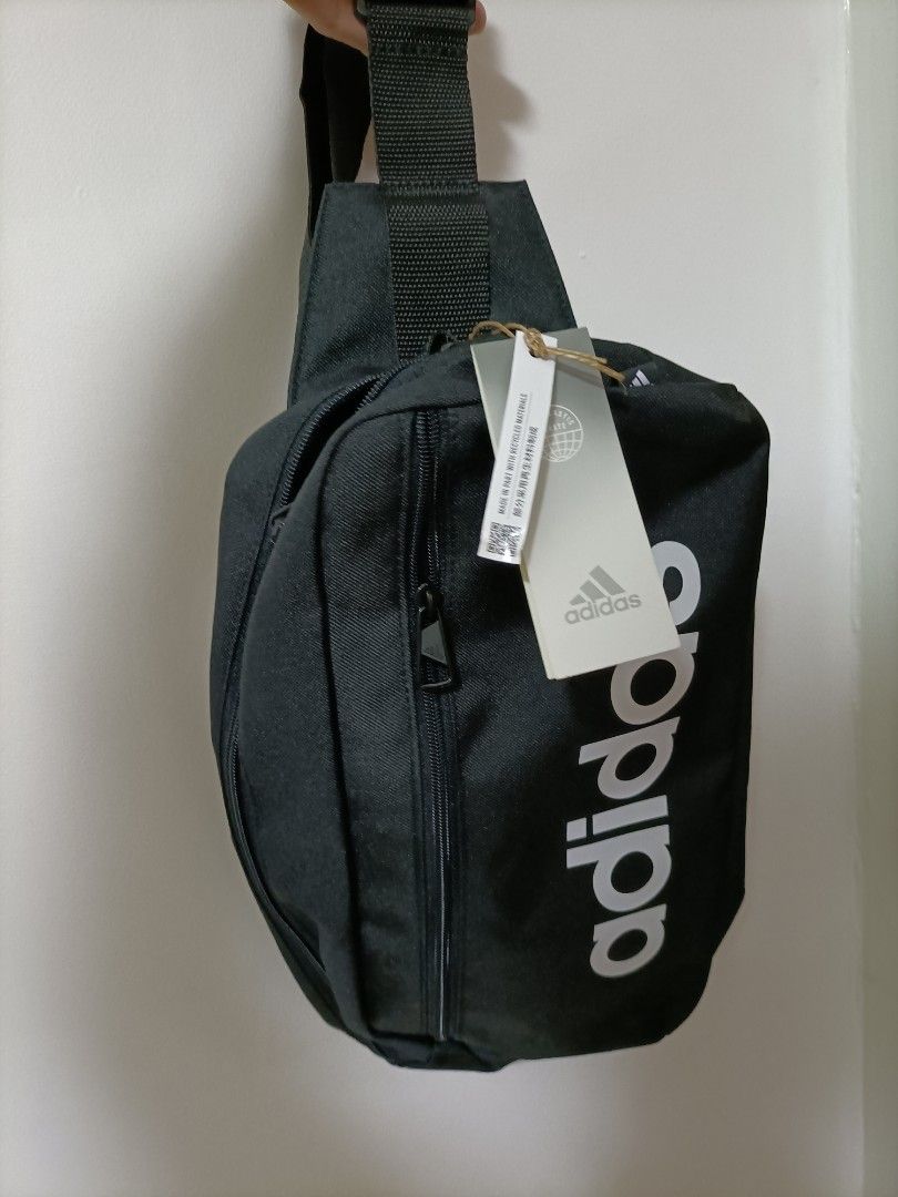 Big sling bags adidas crossbody waist linear big pack bags, Men's