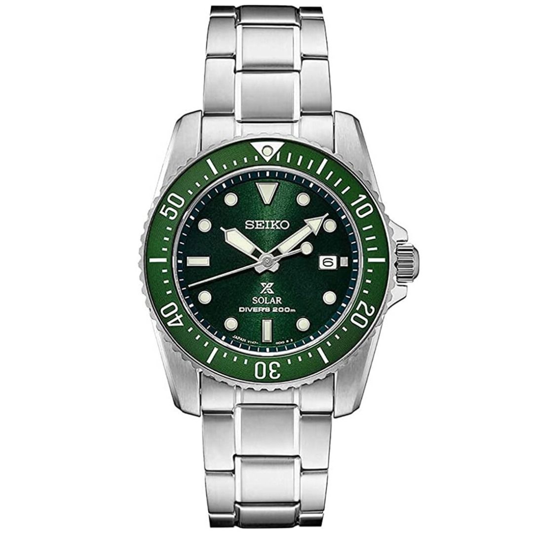 Brand New Seiko Prospex Solar Green Dial Scuba Divers Stainless Steel Watch  SNE583P1 SNE583 SNE583P, Men's Fashion, Watches & Accessories, Watches on  Carousell