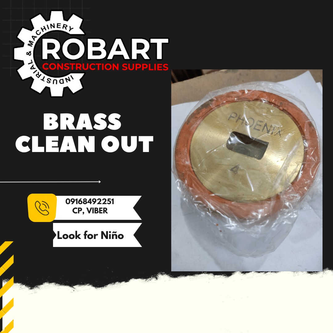Brass clean out 4", Commercial & Industrial, Construction Tools