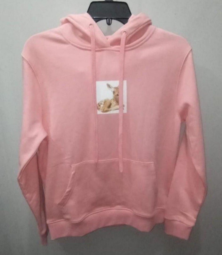 BURBERRY BAMBI PINK WMN HOODIE