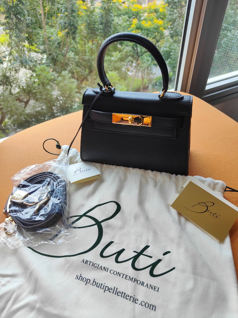 Buti Mini Kelly Bag Black, Luxury, Bags & Wallets on Carousell