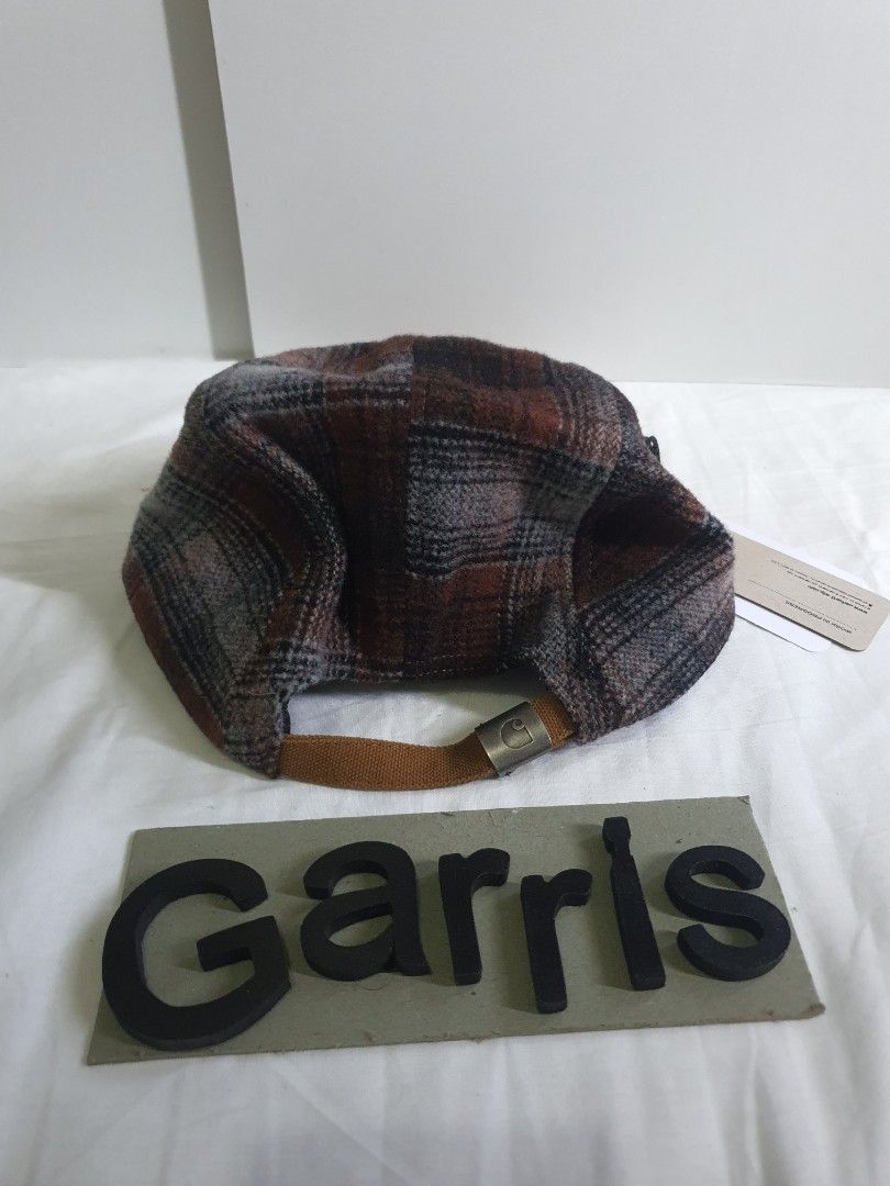 CARHARTT WIP Highland Check Cap "Hamilton Brown', Men's Fashion, Men's