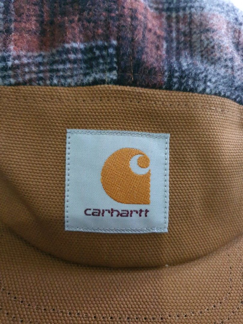 CARHARTT WIP Highland Check Cap "Hamilton Brown', Men's Fashion, Men's