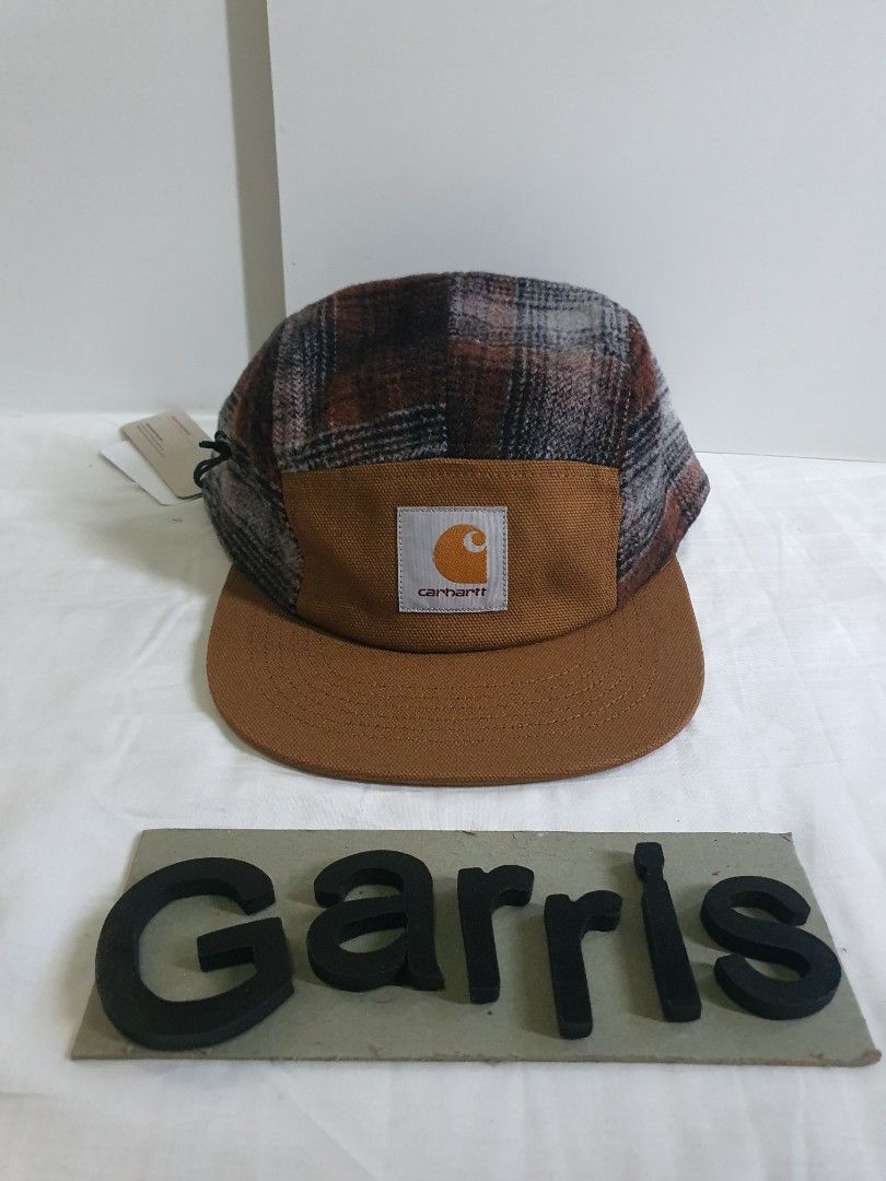 CARHARTT WIP Highland Check Cap "Hamilton Brown', Men's Fashion, Men's