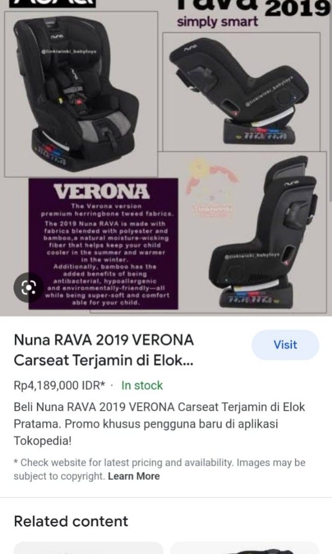 Nuna rava best sale verona 2019