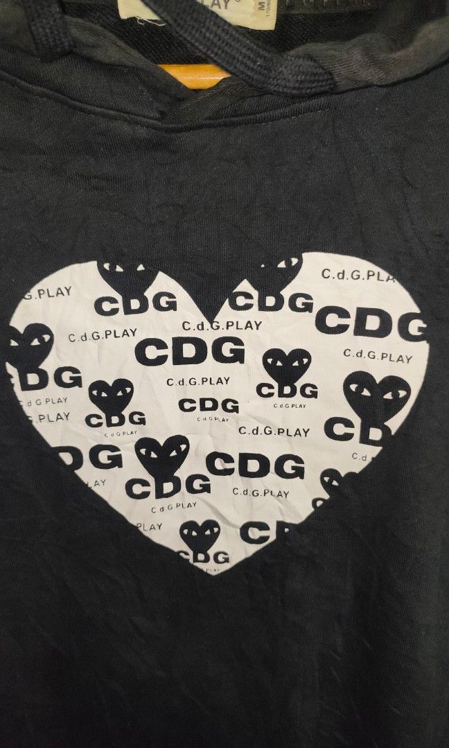 Cdg play, Men's Fashion, Tops & Sets, Hoodies on Carousell