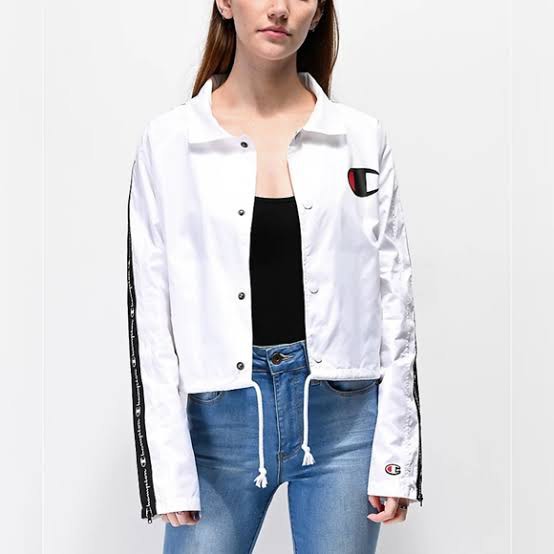 Champion cropped windbreaker hot sale