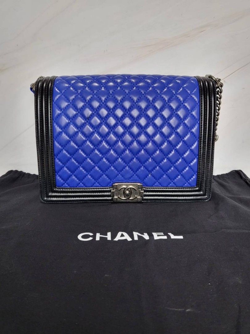 Chanel Boy Bag Black with Gold Hdw NEW!! - Designer WishBags