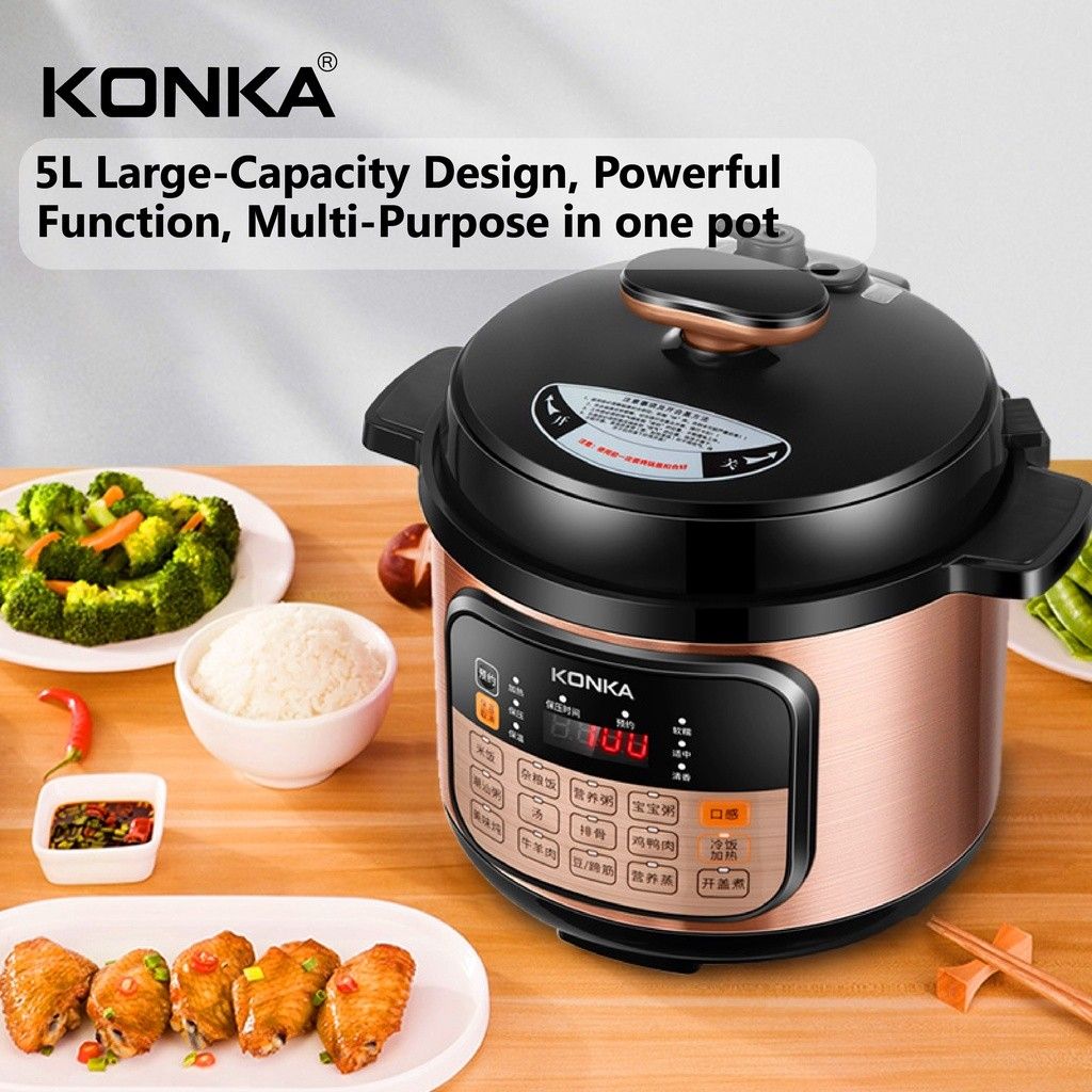 Check out KONKA Smart Electric Digital Pressure Cooker 5L Rice Cooker